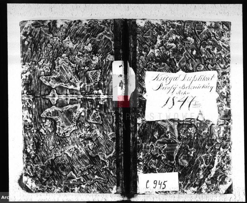 image.from.unit.number "Księga Duplikat Parafij Berznickiej z Roku 1847-go"