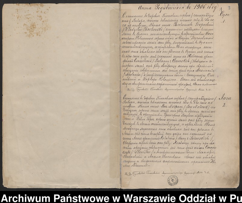 image.from.unit.number "Akta urodzeń, małżeństw i zgonów"