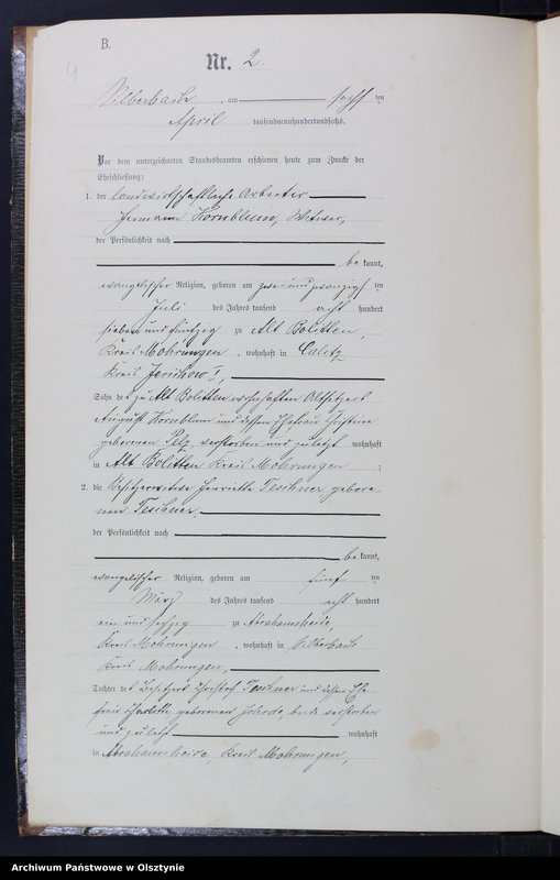 image.from.unit.number "Heiraths-Neben-Register Nr 1 - 17"