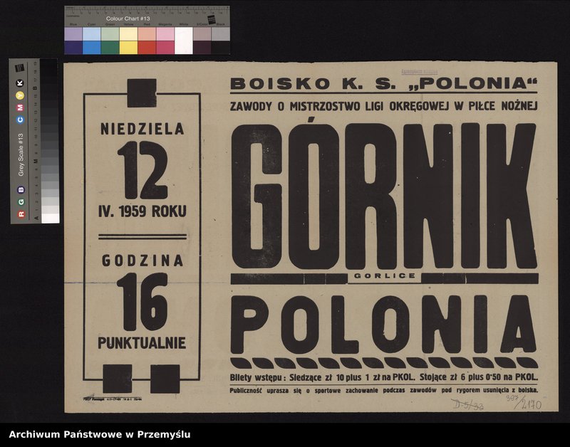 image.from.collection.number "W Światowy Dzień Futbolu - afisze z przemyskiego zasobu111"