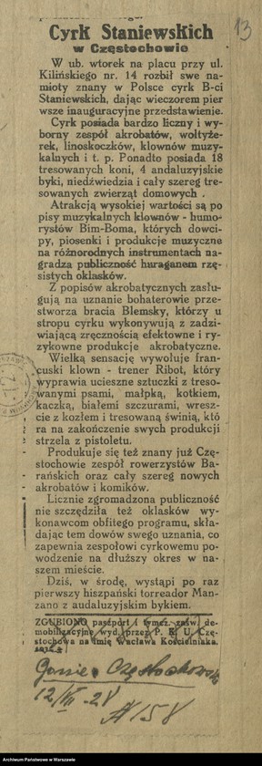 Obraz 16 z kolekcji "Ale cyrk!111"
