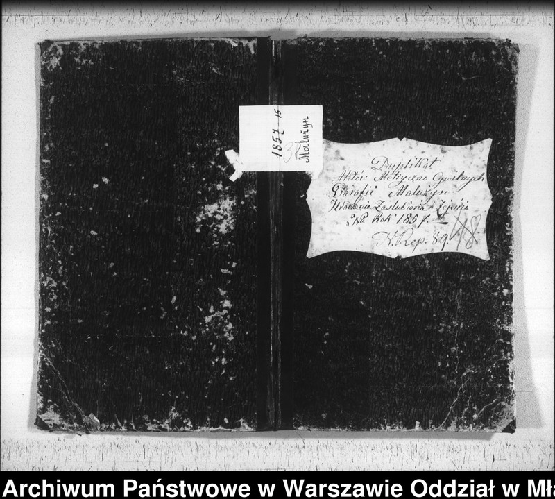 Obraz 2 z jednostki "Akta urodzin, małżeństw i zgonów"