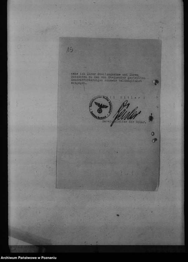 Obraz 19 z jednostki "Errichtung von Holzhäusern in Posen. Kreisschulungsburg. Reichsarbeitsdienst- Baracken, Schlaupe, Kreis Kempen"