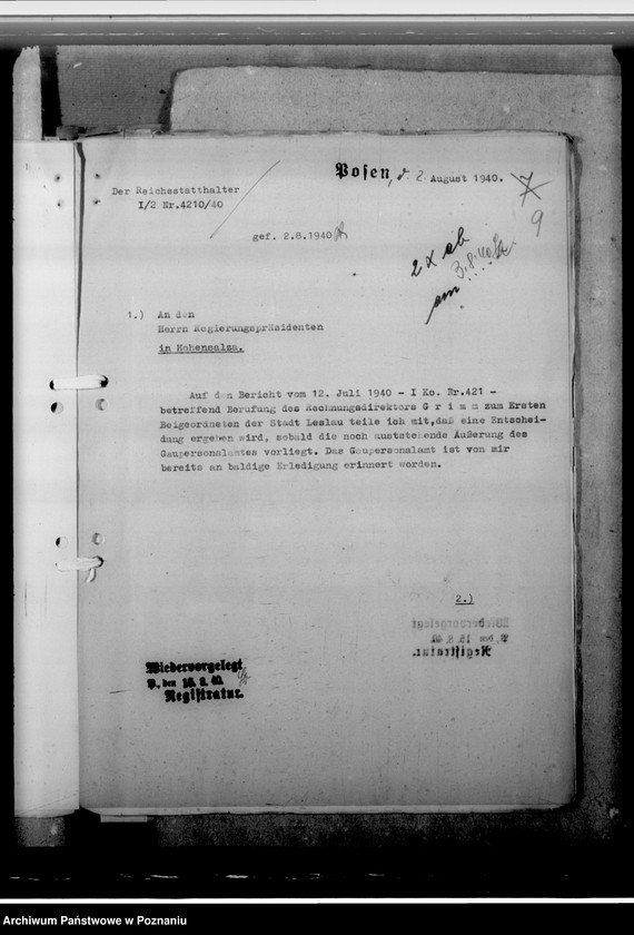 Obraz 14 z jednostki "Grimm, Rudolf - Bürgermeister in Leslau (Włocławek)"