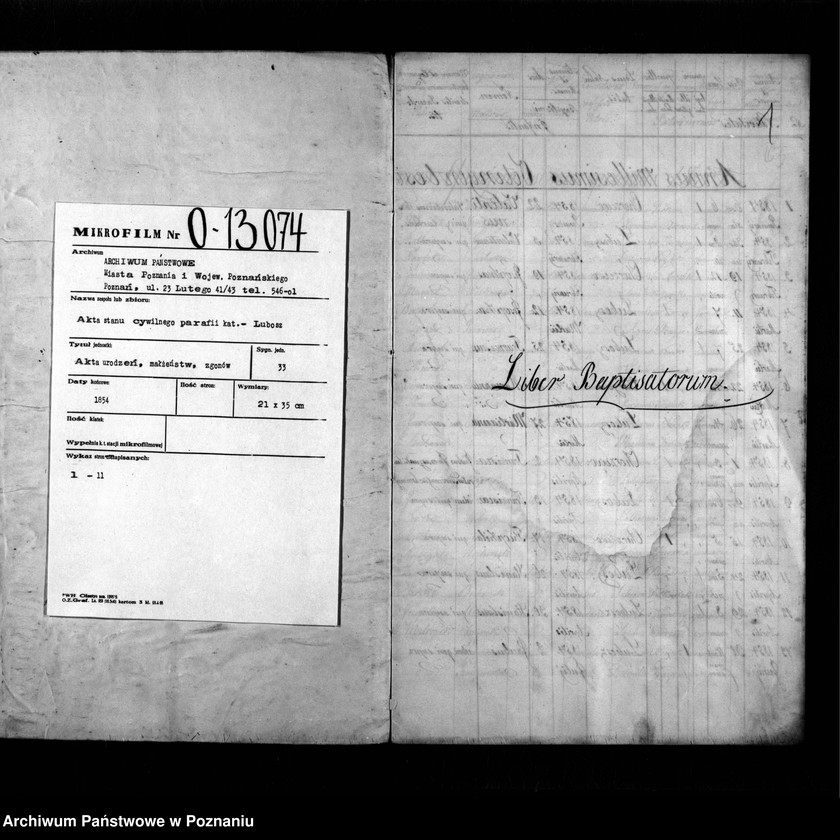 image.from.unit.number "Liber baptisatorum, copulatorum, mortuorum"