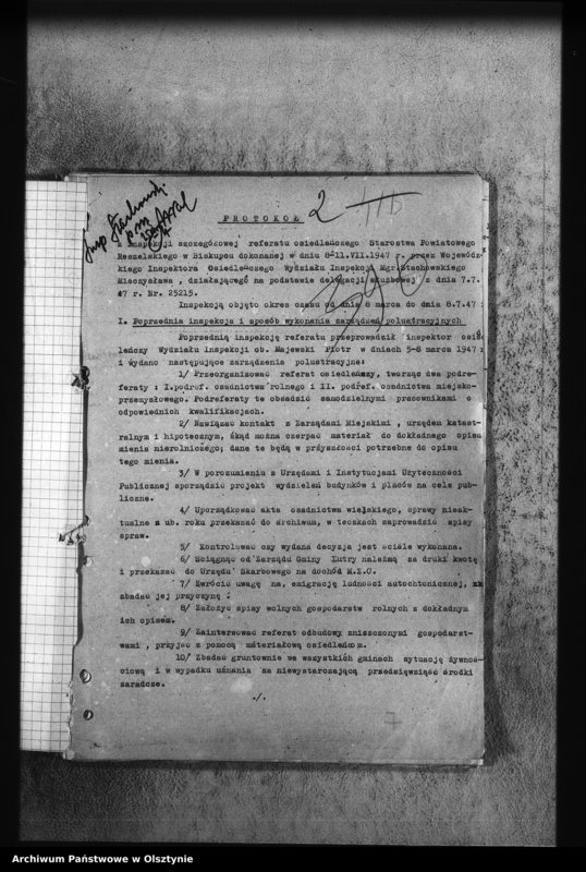 image.from.unit.number "Protokoły i zarządzenia polustracyjne insp. Zespoł"