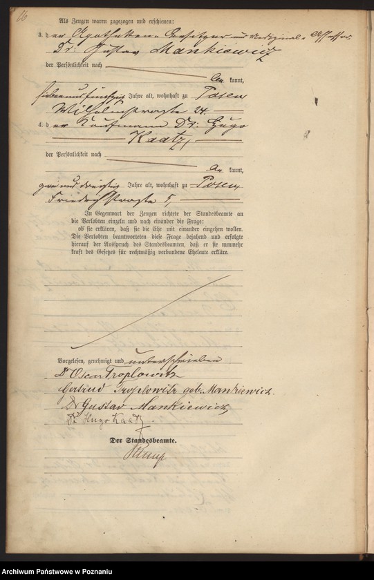 Obraz 19 z jednostki "Księga małżeństw t. I"