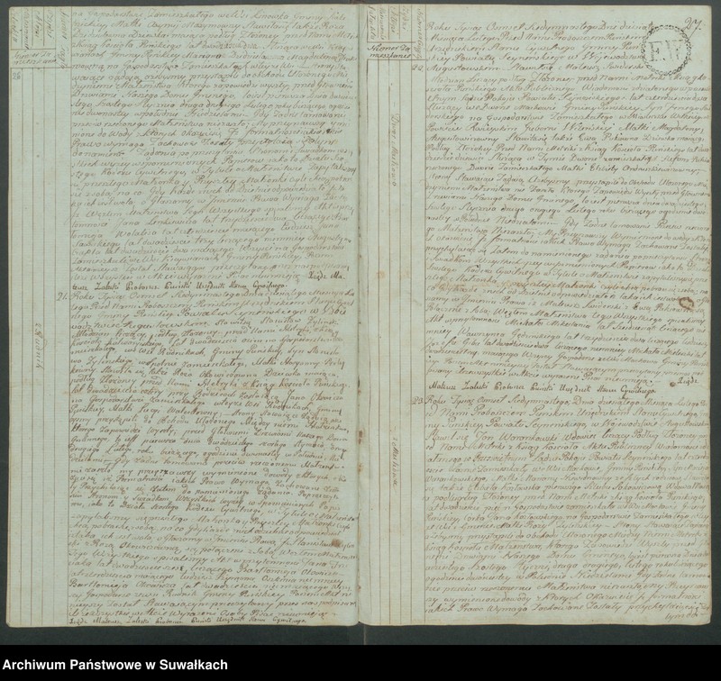 image.from.unit.number "Akta małżeńskie gminy puńskiey od 1-go stycznia do dnia ostatniego grudnia 1817 roku."