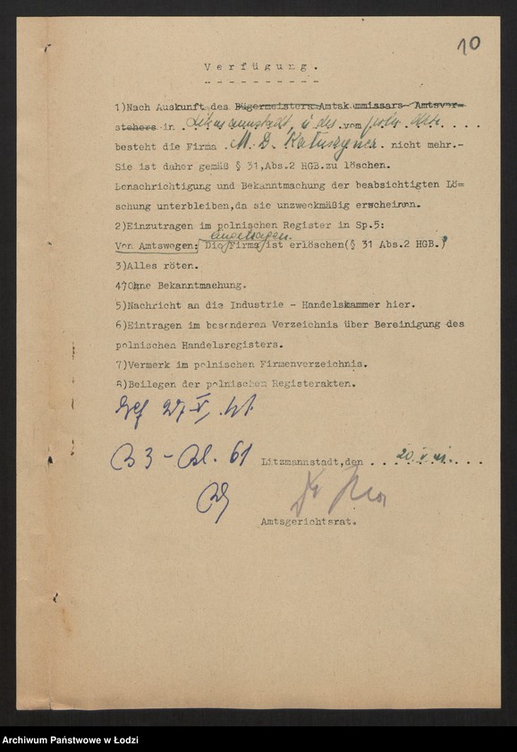 Obraz 12 z jednostki "Moszek Dawid Kałuszyner- skład skóry"