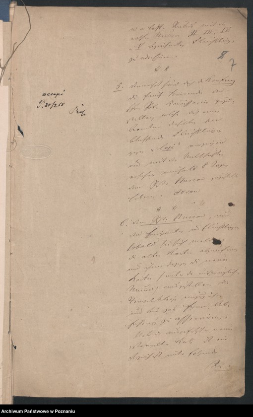 Obraz 11 z jednostki "A. betr. die Erteilung von Aufenthalts-Karten an polnische Flüchtlinge und Namensverzeichnis"