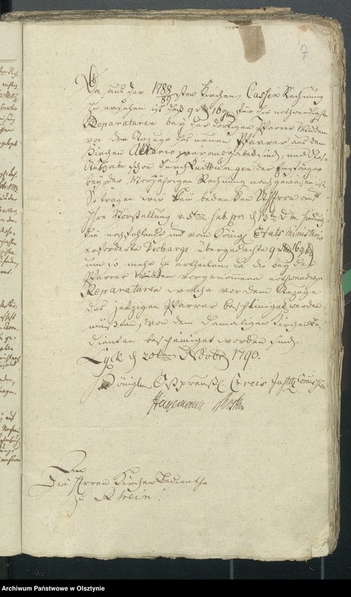 image.from.unit.number "Jahres Kirchen Rechnung der Reinschen Kirche aller Einnahme und Ausgabe"