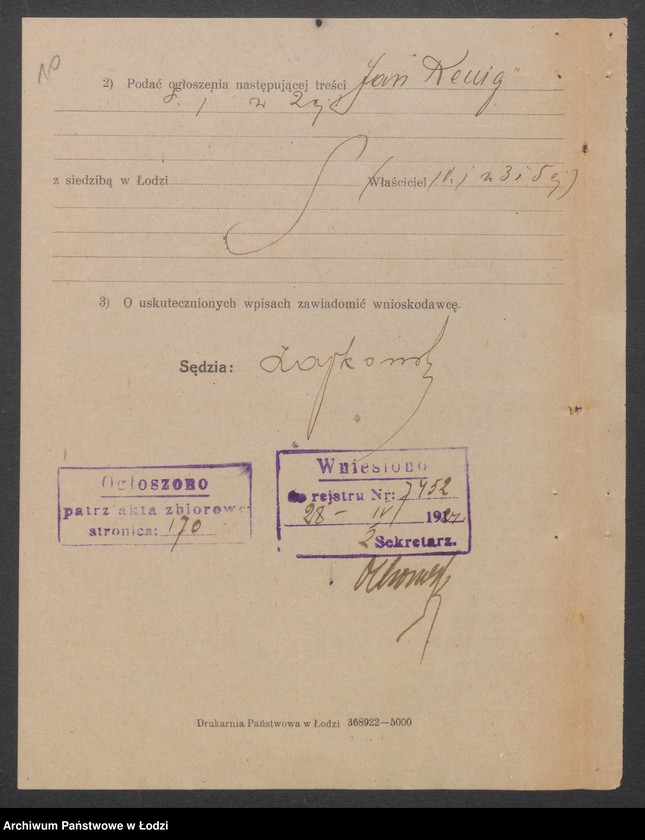 Obraz 12 z jednostki "Jan Kienig- handel węglem"