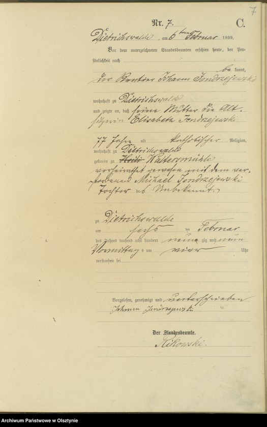 image.from.unit.number "Sterbe-Haupt-Register Nr 1 - 61"