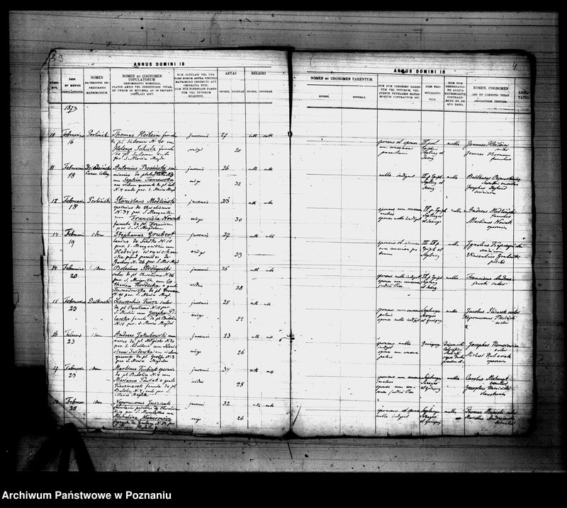 Obraz 3 z jednostki "Księga małżeństw"