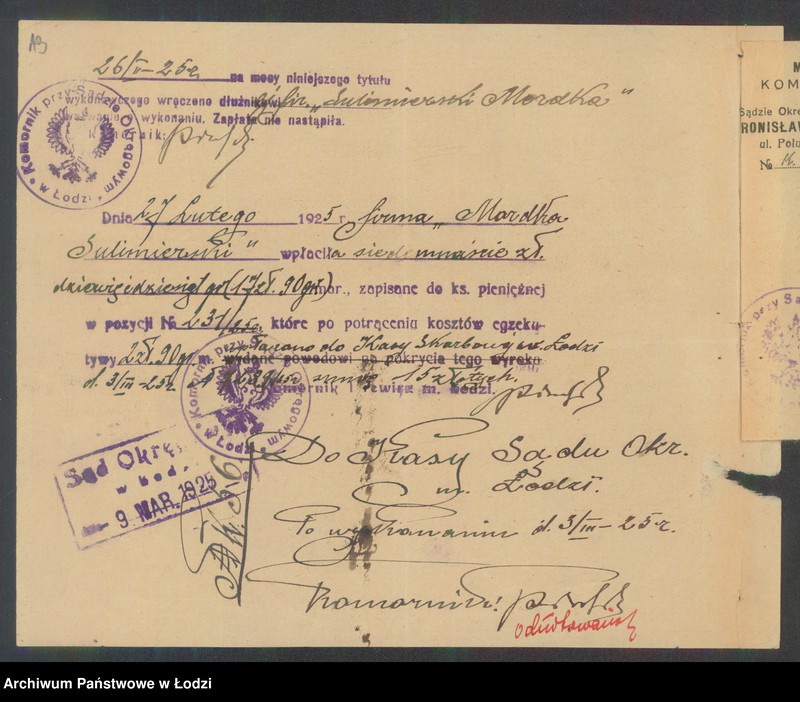 Obraz 15 z jednostki "Mordka Sulimierski- sklep rzeźniczy"