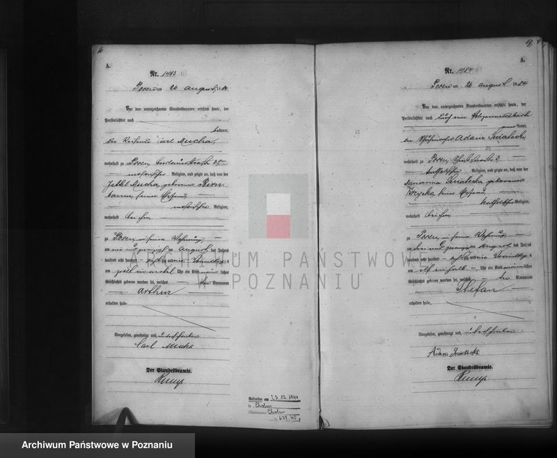 Obraz 10 z jednostki "Księga urodzeń t. IV"