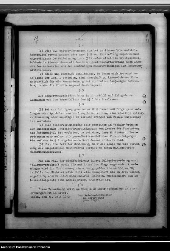 Obraz 11 z jednostki "Krankenmeldungen von polnischen Apotheken. Getreidereinigungszwang"