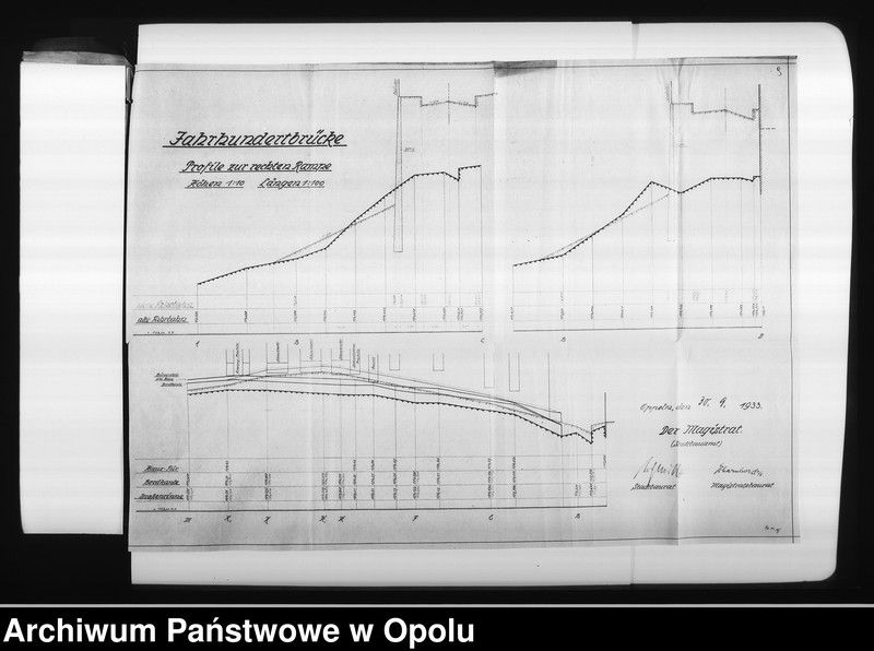Obraz 14 z jednostki "[Budowa mostu "Stulecia" - Jahrhundertbrücke - korespondencja, rysunki techniczne]"
