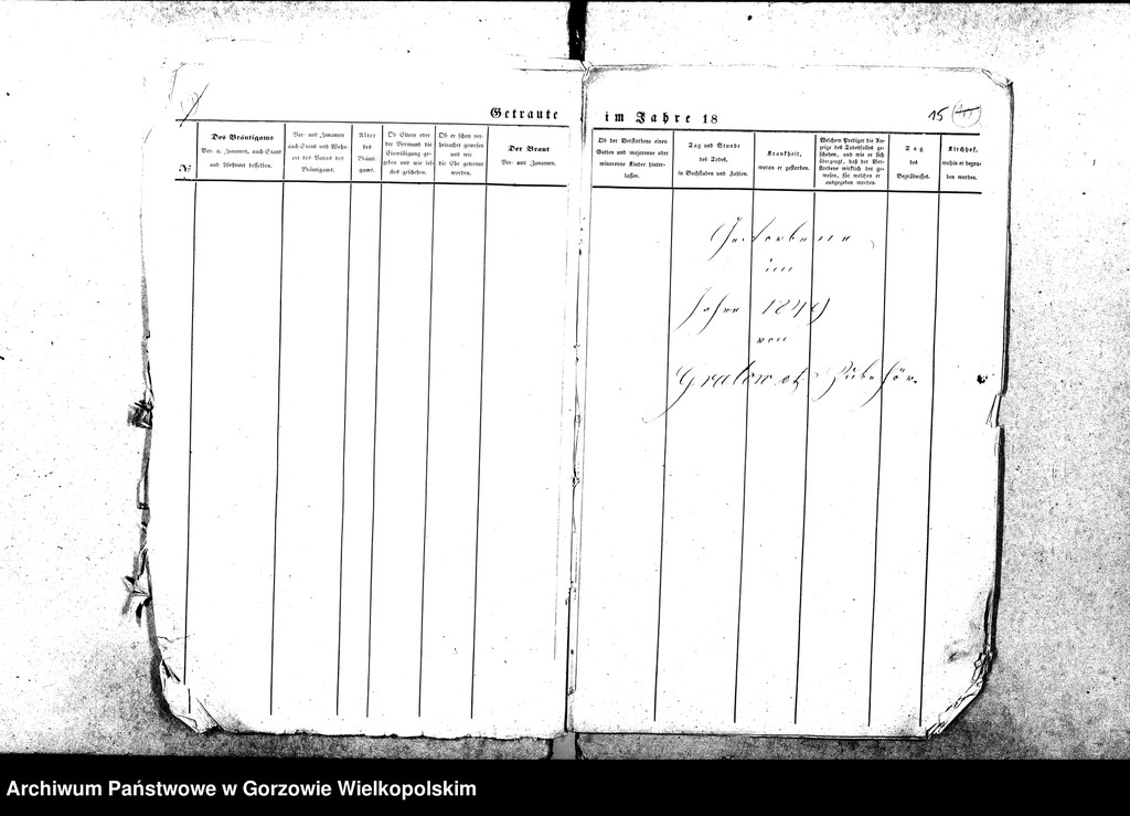 image.from.unit.number "Duplikate der Kirchenbücher von der Parochie Gralow: Gralow (Gralewo) mit Krieningswerder (Krzynka) und Bergkolonie (Górki), Jahnsfelde (Janczewo), Pollychen (Stare Polichno), Zantoch (Santok)"