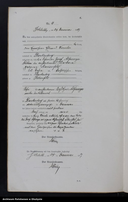 image.from.unit.number "Sterbe-Neben-Register Nr 1 - 22"