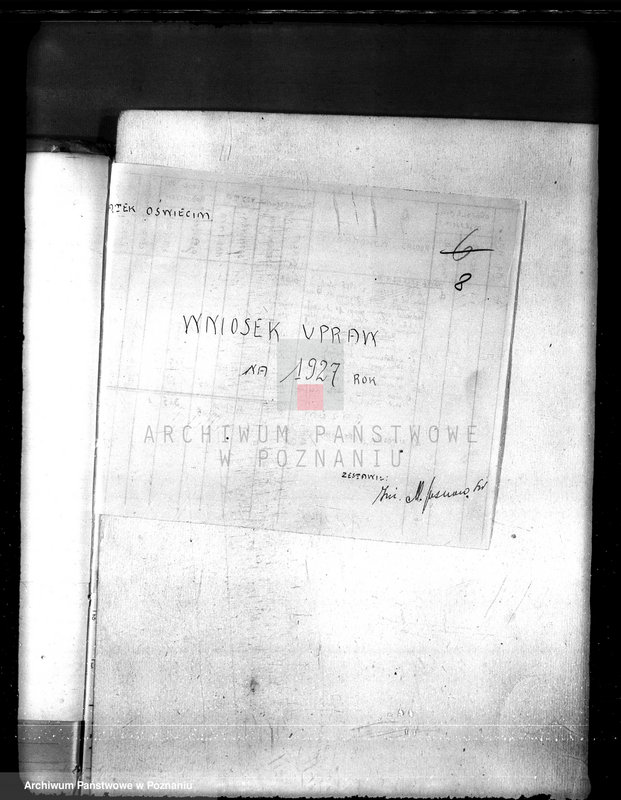 Obraz 12 z jednostki "Nadzór nad gospodarką w lasach majętności Oświęcim powiat kępiński"