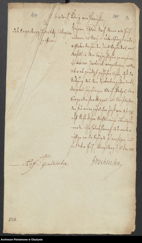 image.from.unit.number "Die Vermiethung des dem Rastenburschen Amts Hospital zugehörigen Bleickplatzes auch des Geköch=Gartens"