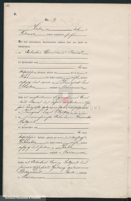 Obraz 16 z jednostki "Heirats-Haupt-Register"