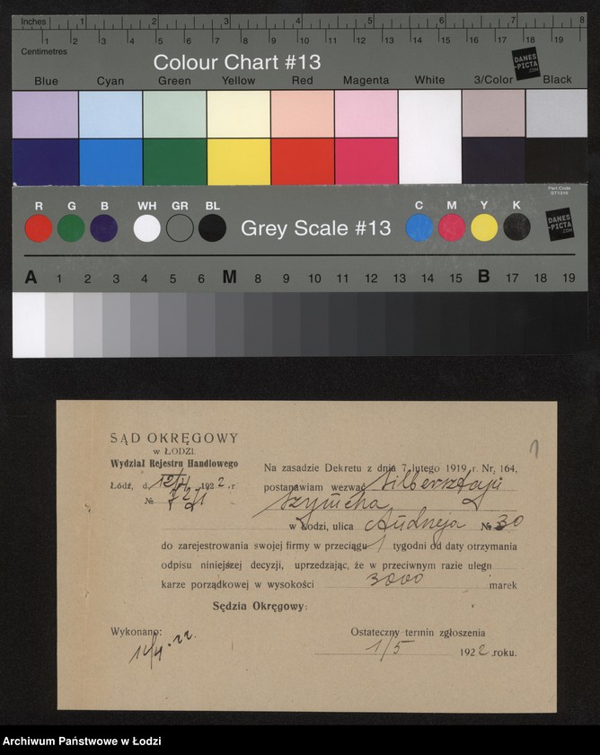 Obraz 3 z jednostki "Szymcha Silberstein – sprzedaż materiałów piśmiennych"