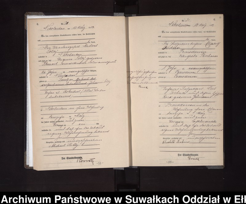 image.from.unit.number "Sterbe-Haupt-Register des Königlichen Preussischen Standes-Amtes Nikolaiken Kreis Sensburg"