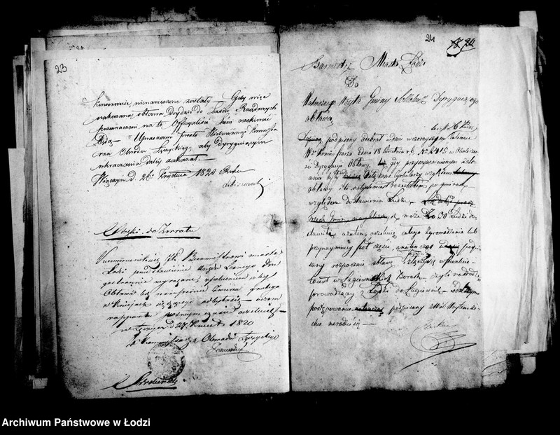 Obraz 18 z jednostki "Akta tyczące się obław i nadzwyczajnych rewizji"