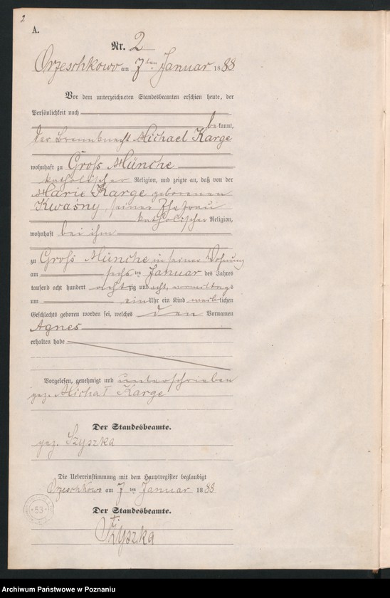 Obraz 5 z jednostki "Księga urodzeń"