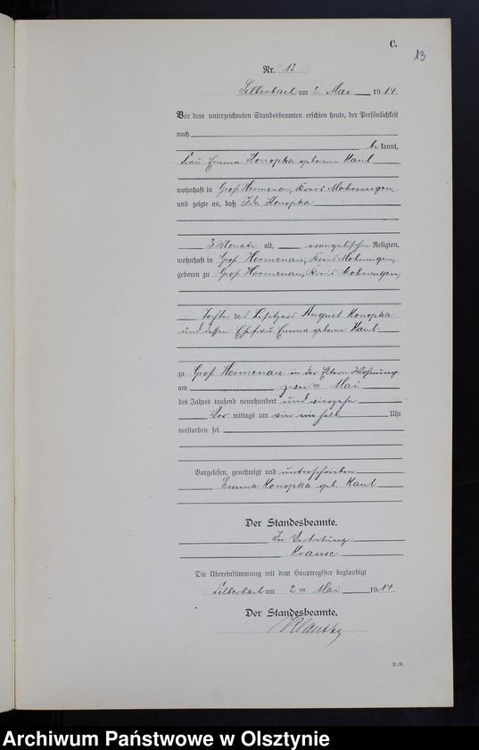 image.from.unit.number "Sterbe-Neben-Register Nr 1 - 39"