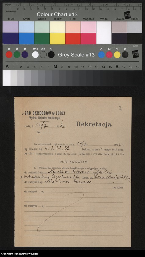 Obraz 4 z jednostki "Nuchim Breiner- sprzedaż manufaktury"