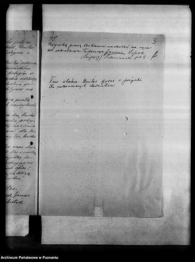 Obraz 7 z jednostki "Korespondencja Polaków przebywających w Lipsku i Saksonii w sprawie pomocy materialnej."