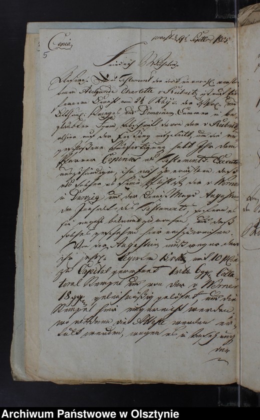 image.from.unit.number "Acta specialia scholastica. Adergunde von Reibnitzsche LegatSache"