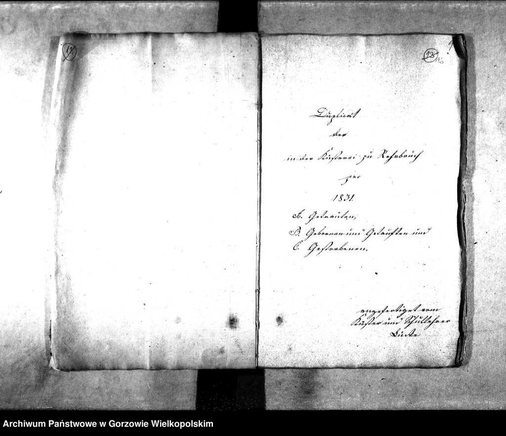 image.from.unit.number "Duplikate der Kirchenbücher von der Parochie Zanzhausen: Zanzhausen (Santoczno), Rohrbruch (Rybakowo), Lotzen (Łośno), Zanzthal (Zdroisko)"