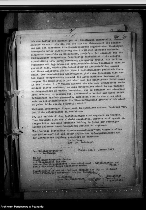 Obraz 10 z jednostki "Anordungen für die Gesundheitsämter"