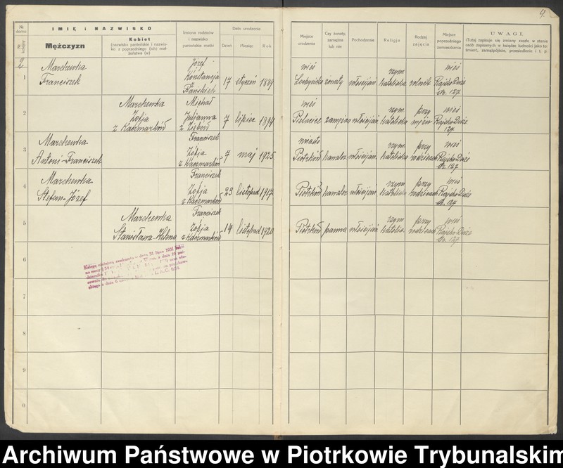 image.from.unit.number "[Księga ludności stałej wsi: Rajsko Duże, Bryszki]"