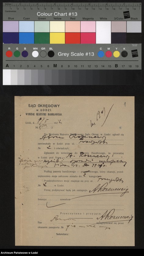 Obraz 3 z jednostki "Abram Rosencwajg- fabryka wyrobów wełnianych i półwełnianych"