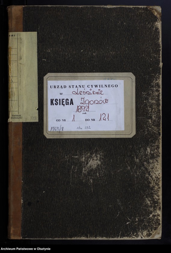 image.from.unit.number "Sterbe-Haupt-Register Nr 1 - 121"