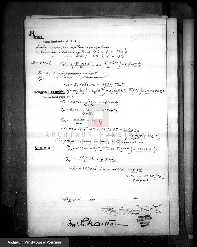 Obraz 18 z jednostki "Fabryka maszyn w Poznaniu własność Ntsche i ska nr woj. 7219"