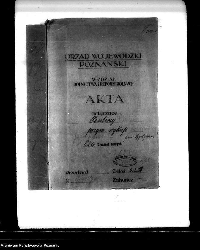 image.from.unit.number "Majętność Pauliny powiatu bydgoskiego przymusowy wykup"