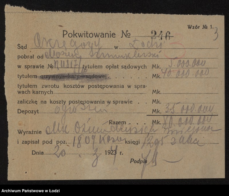 Obraz 5 z jednostki "Moszek Szmuklerski- handel bydłem i sprzedaż mięsa"