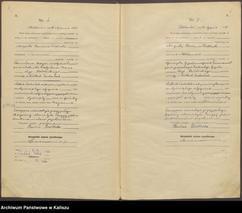 image.from.unit.number "Księga aktów urodzenia (pierwopis)"