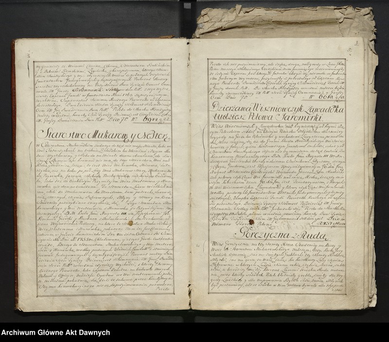 image.from.unit.number ""Lustracya Starostw Dzierżawy y wszelkich krlewszczyzn w Woiewoddztwie podolskim Ziemi Kamienieckiej y Powiecie Czerwonogrodzkim (...).""