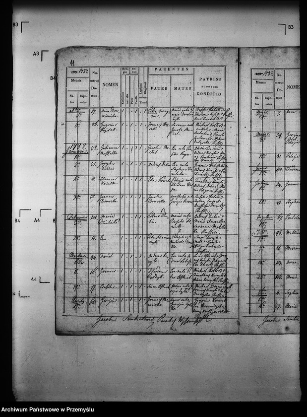 Obraz 15 z jednostki "[Kopie ksiąg metrykalnych parafii Wysowa z filią Blechnarka (dekanat Gorlice)]"