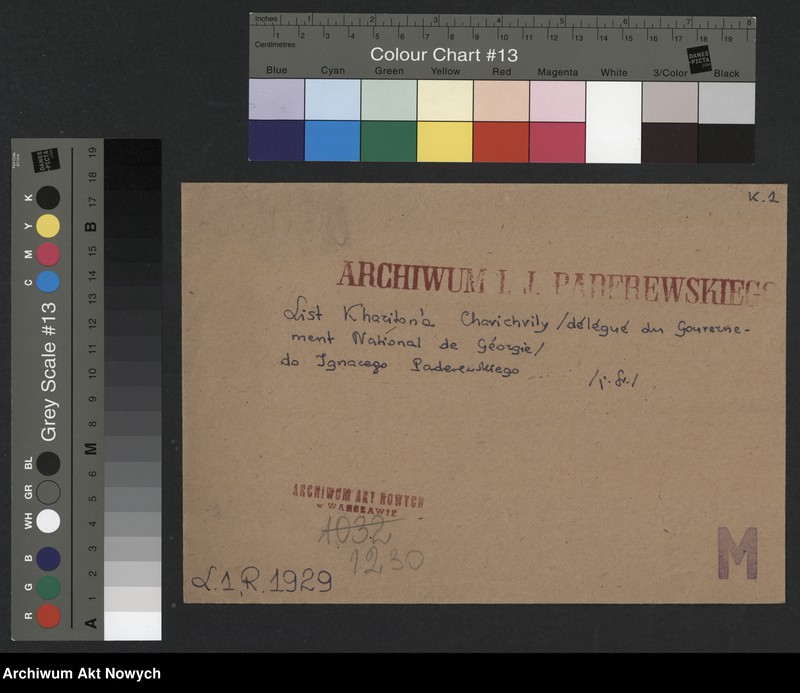Obraz 2 z jednostki "Chavichvity Khariton (délégue du Gouvernement National de Géorgie); L.1"