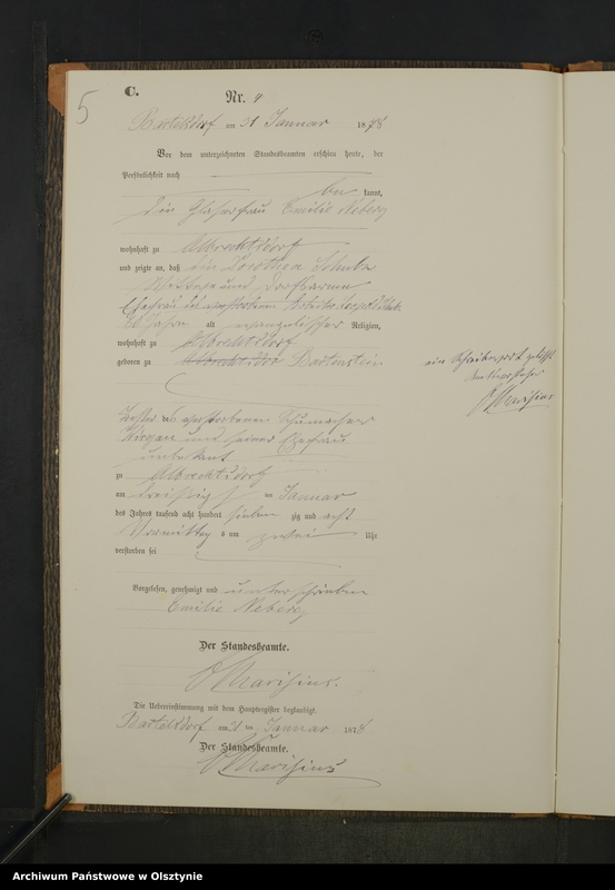 image.from.unit.number "Sterbe-Neben-Register Nr 1 - 44"