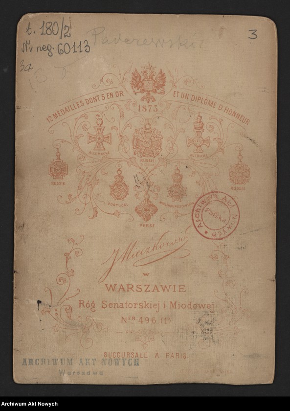 image.from.unit.number "I. J. Paderewski w latach 1878-1896. Fotografie. t.I; 17 fotografii (2 dublety)"