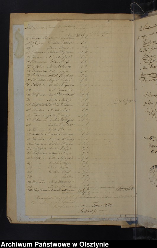 image.from.unit.number "Beläge zur Kirchspiels Schul-Kassen Rechnung von Kruklanken"